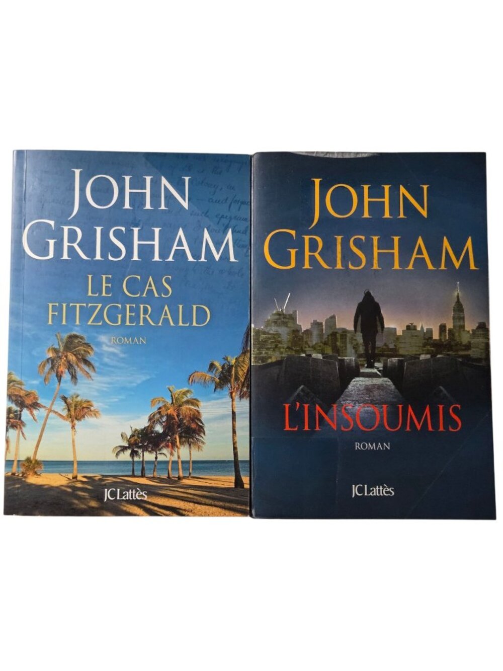 Le Cas Fitzgerald & L'Insoumis by John Grisham French Tranlated Thriller 2 Lot